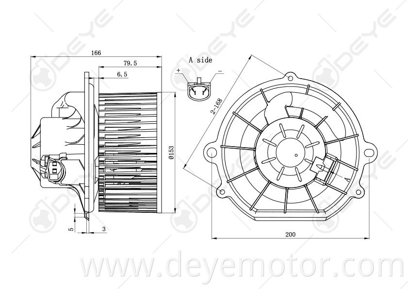 1F1Z19805AA E8DZ19834 A car 12v dc motor blower for FORD TAURUS MERCURY SABLE